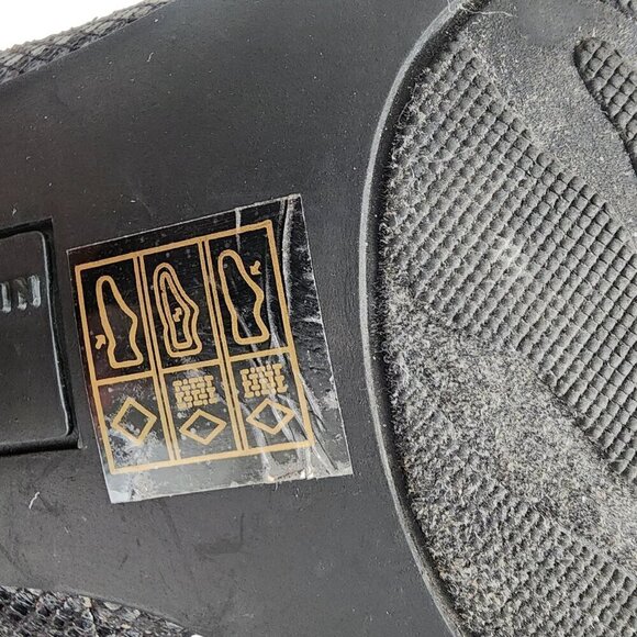 Anne Klein Kitten Heel Pointed Toe Snakeskin Tassel Loafers Size 8.5 - Picture 11 of 13